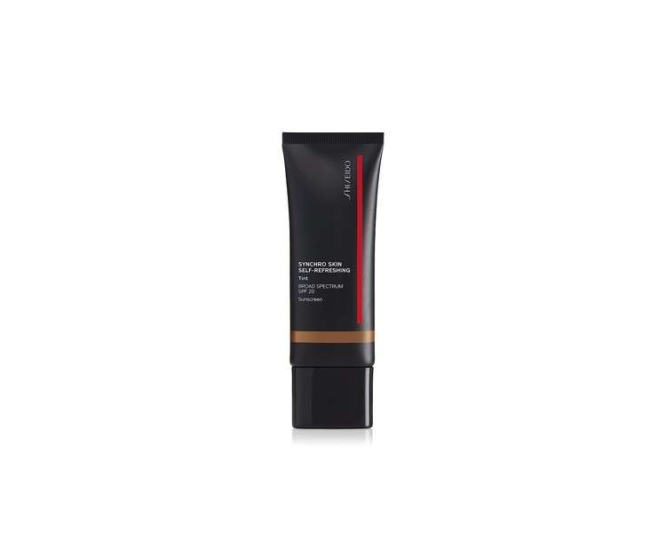 Shiseido Synchro Skin Self-Refreshing Tint SPF 20 Light Coverage Tinted Moisturizer 12-Hour Wear 24-Hour Hydration Waterproof Shine Resistant Non-Comedogenic Deep Tsubaki 515