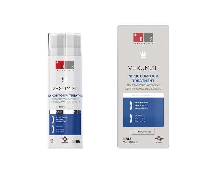 Vexum.SL Neck Firming Cream by DS Laboratories Double Chin Reducer Tightening and Lifting Neck Cream 50ml