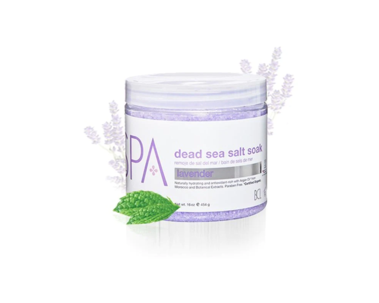BCL Spa Lavender Mint Dead Sea Salt Soak 16oz