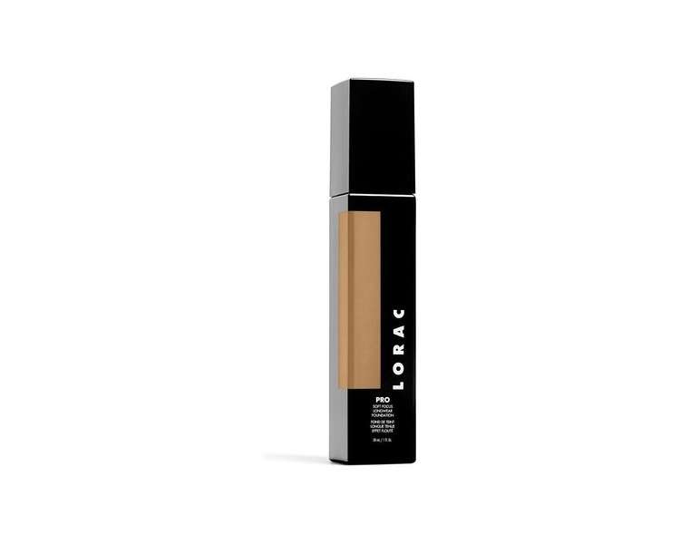 LORAC PRO Foundation Makeup Medium to Full Coverage with Vitamin C Fragrance Free and Vegan Shade 10