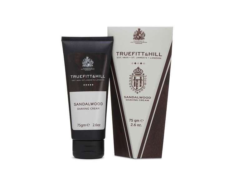 TrueFitt & Hill New Sandalwood Shave Cream Tube 75g