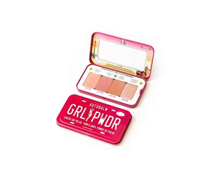 theBalm Autobalm Girl Powder Cheek Palette Long Lasting Blush and Highlight