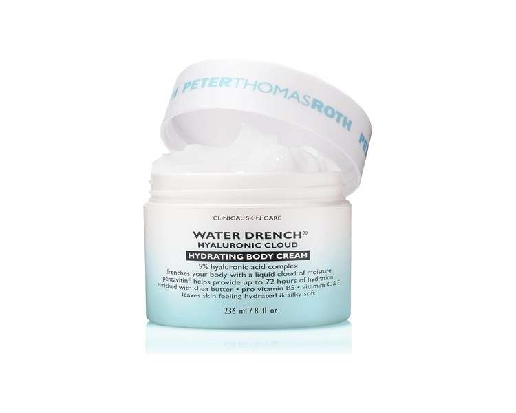 Peter Thomas Roth Water Drench Hyaluronic Cloud Hydrating Body Cream 72 Hours Moisturisation