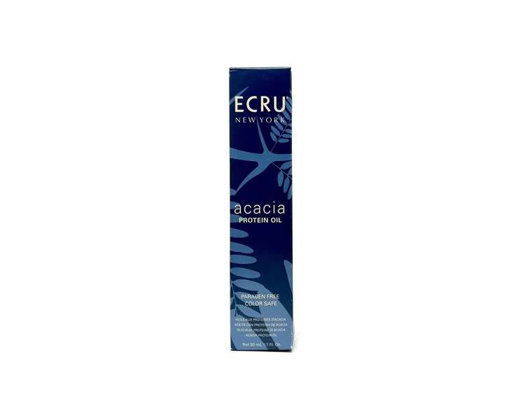 Ecru New York Acacia Protein Hair Oil Paraben-Free Color-Safe 1.7 Fluid Ounces New in Box