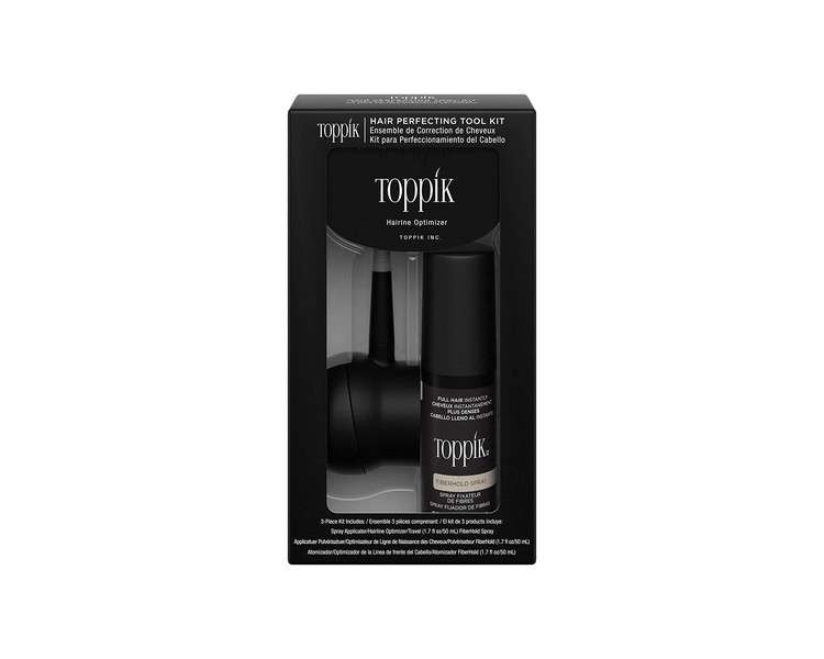 Toppik 3-in-1 Hair Fiber Starter Set with Fiberhold Spray 50ml