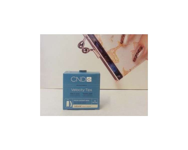 Creative CND Velocity Natural Nail Tips for Acrylic UV Gel Nails