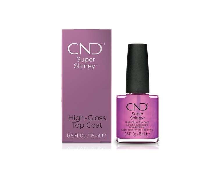 CND Nail Polish Super Shiney High Gloss Top Coat and Stickey Anchoring Base Top Coat 0.5 Fl Oz