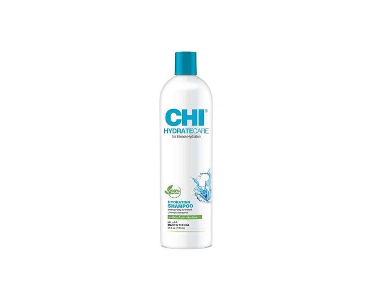 CHI HydrateCare Hydrating Shampoo 25 fl oz - Balances Hair Moisture and Provides Superior Protection Against Damage and Breakage