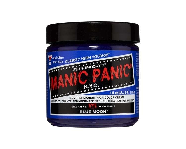 Manic Panic Blue Moon Hair Dye Classic High Voltage 118ml