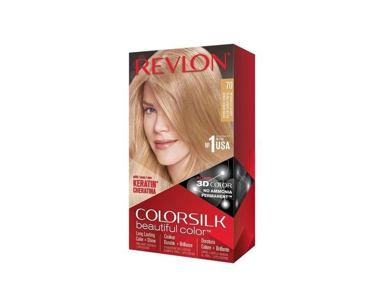 Revlon Colorsilk Hair color No.70 Medium Ash Blonde Hair Color