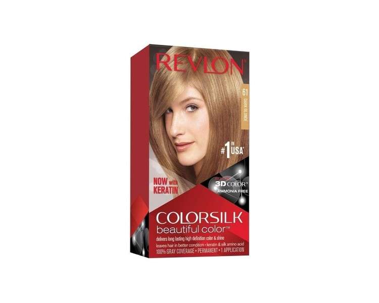 Revlon Colorsilk Ammonia Free Hair Dye 61 Dark Blonde