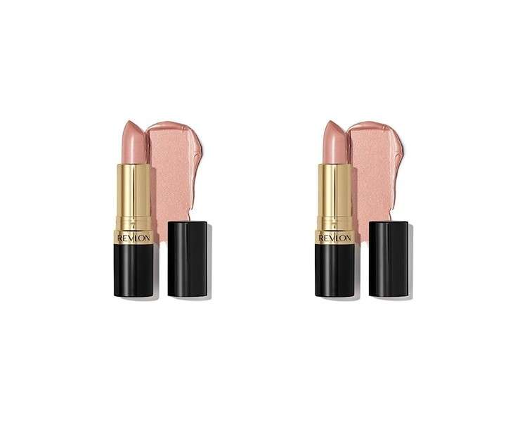 Revlon Super Lustrous Lipstick High Impact Lipcolour with Moisturizing Creamy Formula Infused with Vitamin E and Avocado Oil in Pink Pearl 025 Sky Line Pink