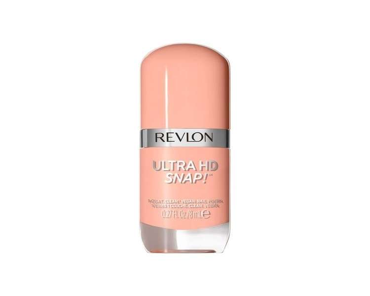 Revlon Ultra HD Snap Nail Polish Long Lasting Vegan Formula Quick Drying One-Coat Full Coverage Colour 8ml Keep Cool 018 Unisex