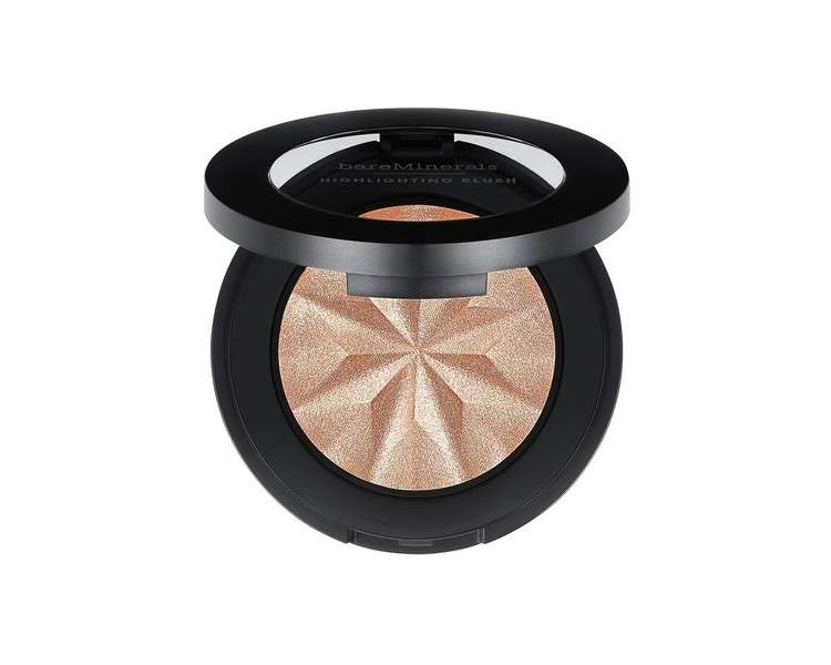 bareMinerals Gen Nude Highlighting Blush 2-in-1 Blush + Highlighter Hybrid Silky Blendable Makeup All-Day Wear Talc Free Vegan Peach Glow