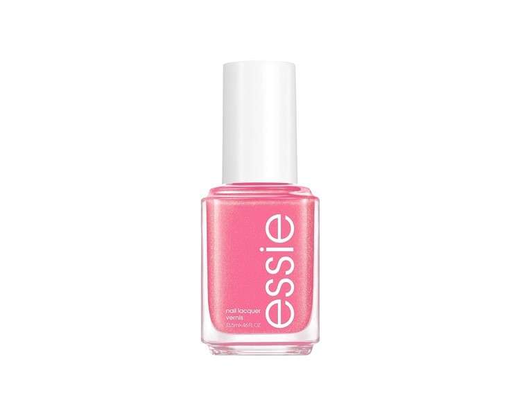 Essie Salon-Quality Nail Polish 8-Free Vegan Mid-tone Pink Shimmer One Way For One 0.46 fl oz