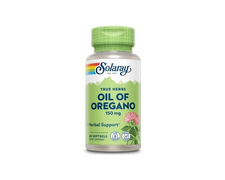 Solaray Oregano Oil 150mg Softgels