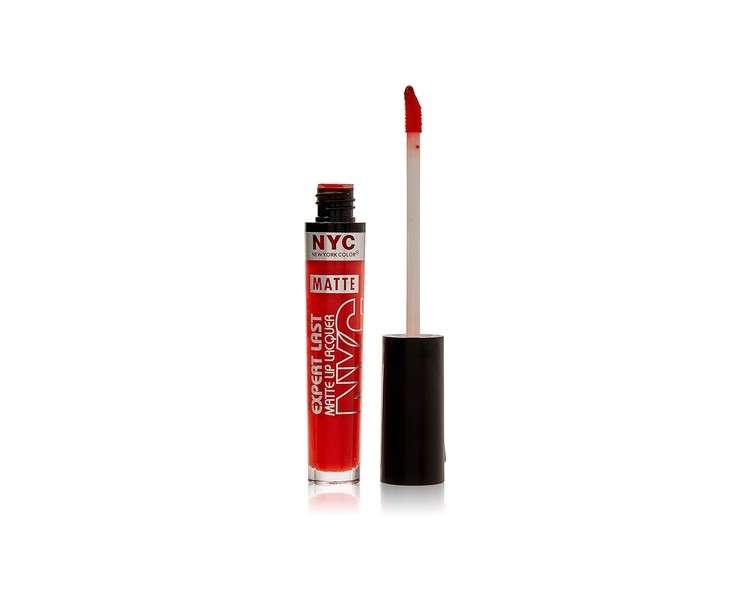 NYC Show Time Expert Last Matte Lip Lacquer 830 Orange Red