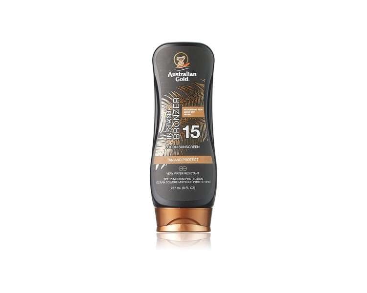 Australian Gold SPF 15 Lotion with Bronzer Holiday 237ml