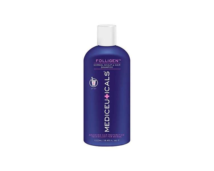 Therapro Mediceuticals Women's Folligen Shampoo for Hair Loss 1000ml