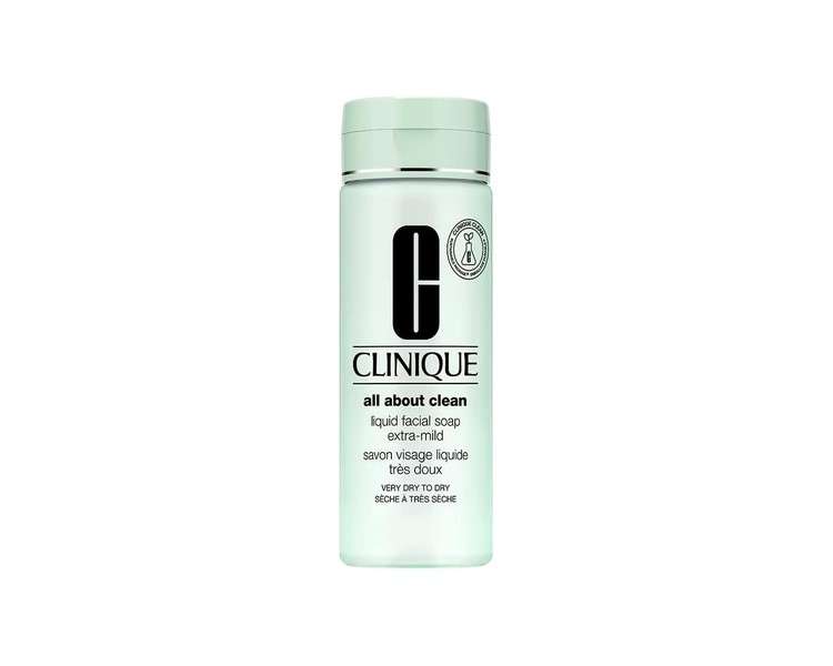 Clinique Liquid Facial Soap Extra Mild Dry Skin 200ml