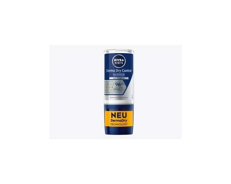 NIVEA MEN Antiperspirant Deodorant Roll-on Derma Dry Control 50ml