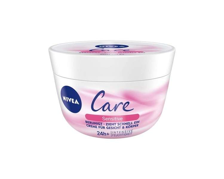 NIVEA Body & Face Cream 200ml Jar Care Sensitive