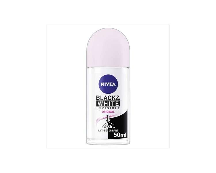 Nivea Invisible for Black & White Roll-On Deodorant 50ml