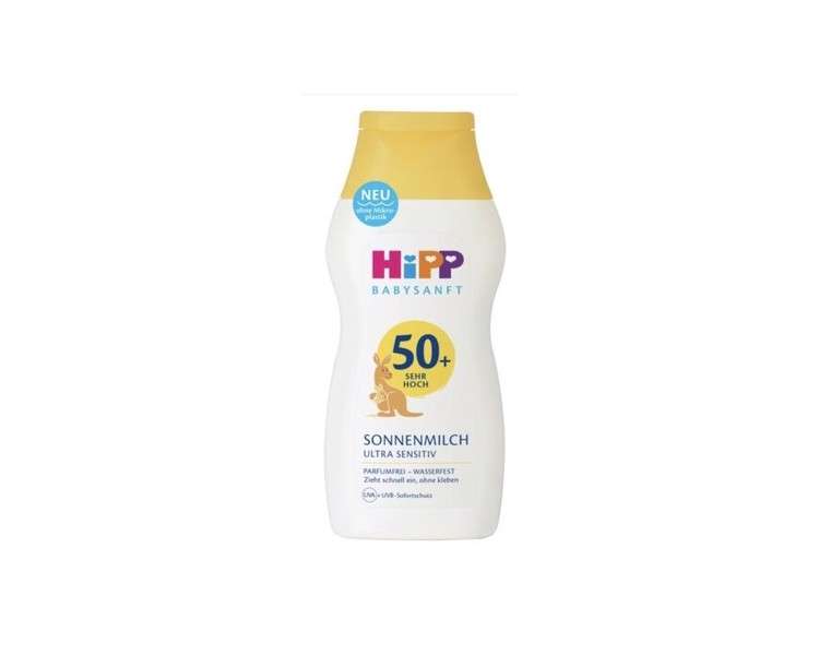 HiPP Babysanft Sun Milk Sunscreen Ultra Sensitive 200ml SPF 50+