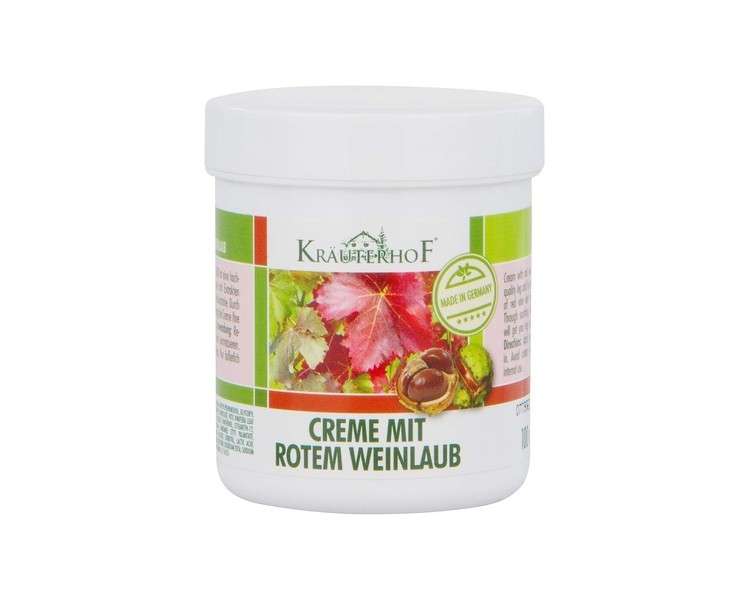 Kräuterhof Red Vine Leaf Cream 100ml