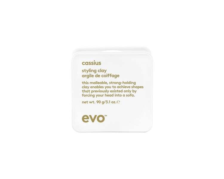 EVO Cassius Hair Styling Clay Adds Texture with Long Lasting Style 90g 3.1oz