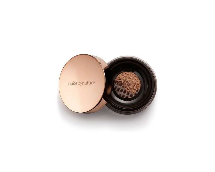 Nude by Nature Radiant Loose Powder Foundation 100% Natural Ingredients SPF 15 W7 Spiced Sand