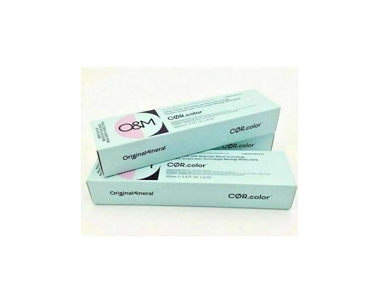 O&M Original Mineral CØR.color Hair Colouring Cream with Macadamia 3.4oz/100ml