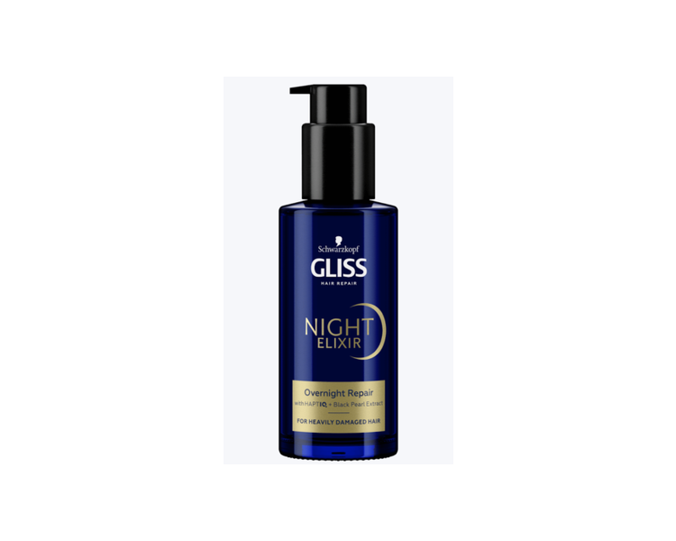 Schwarzkopf GLISS Night Elixir Overnight Repair for Damaged Hair 100ml