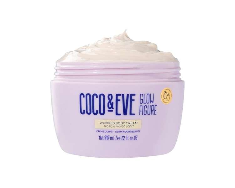 Coco & Eve Sunny Honey Body Moisture Whip Hydrating Body Cream 212ml Tropical Mango