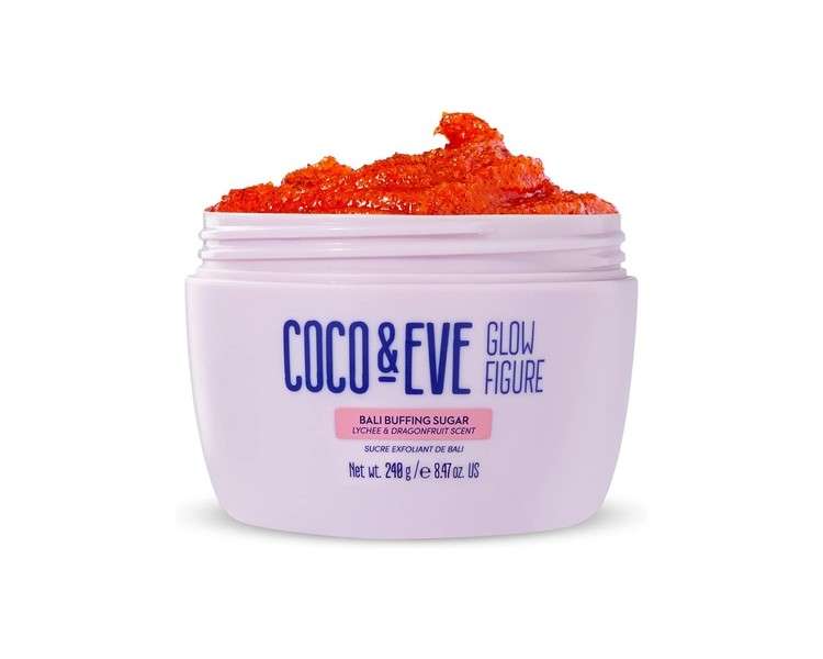 Coco & Eve Glow Figure Bali Buffing Sugar Exfoliating Body Scrub for Women 240g