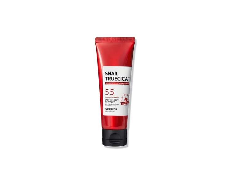 SOME BY MI Snail Truecica Miracle Repair Low pH Gel Cleanser 3.38Oz 100ml - Made from Black Snail Mucin for Sensitive Skin