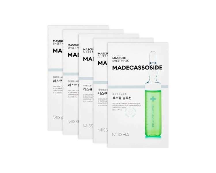 Missha Mascure Sheet Mask Rescue Solution with Madecassoside