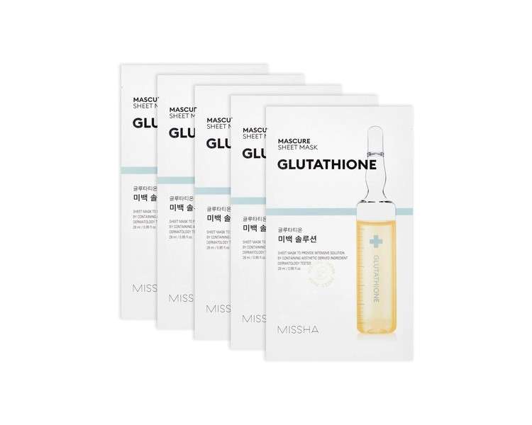 Missha Mascure Solution Sheet Mask Whitening Solution