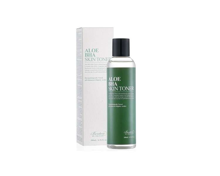 BENTON Aloe BHA Skin Toner 200ml Facial Toner for Sensitive Skin with Aloe and BHA