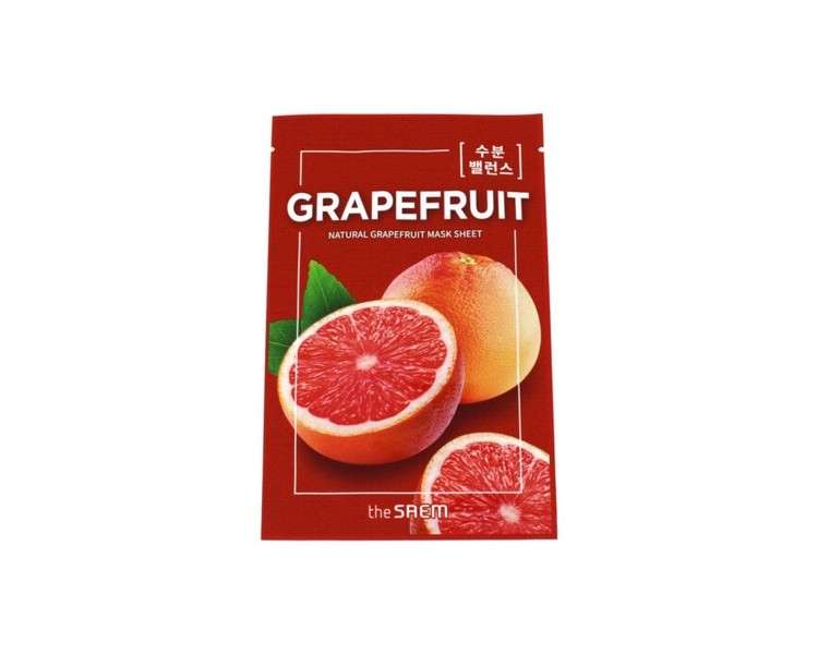 the SAEM Grapefruit Facial Mask Natural Grapefruit