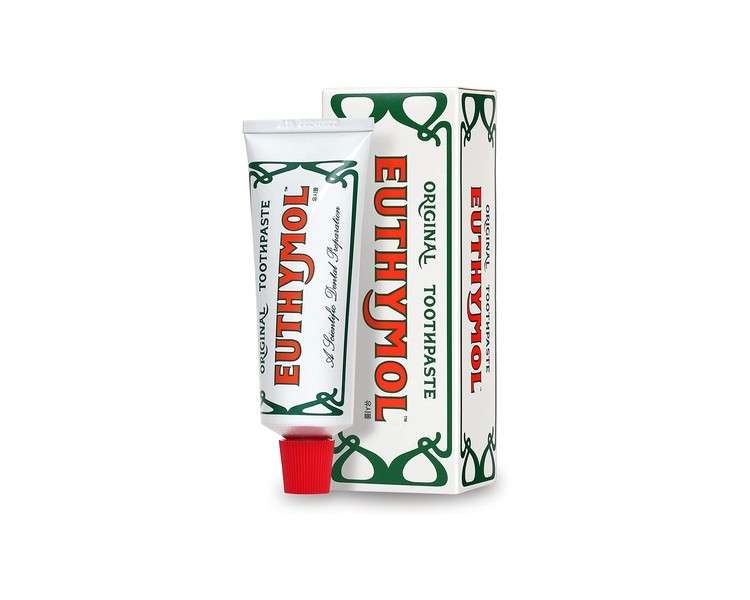 Euthymol Original Toothpaste 75ml Anti-Plaque Antibacterial Cavity Protection Cool Mint Refresh