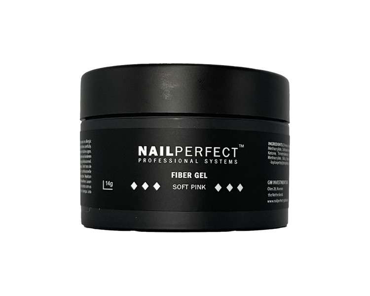 NailPerfect Fiber Gel Soft Pink 14g