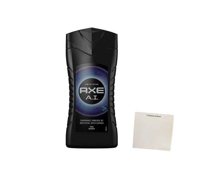 Axe Artificial Intelligence Fresh 3-in-1 Shower Gel 250ml Bottle with Busy Block