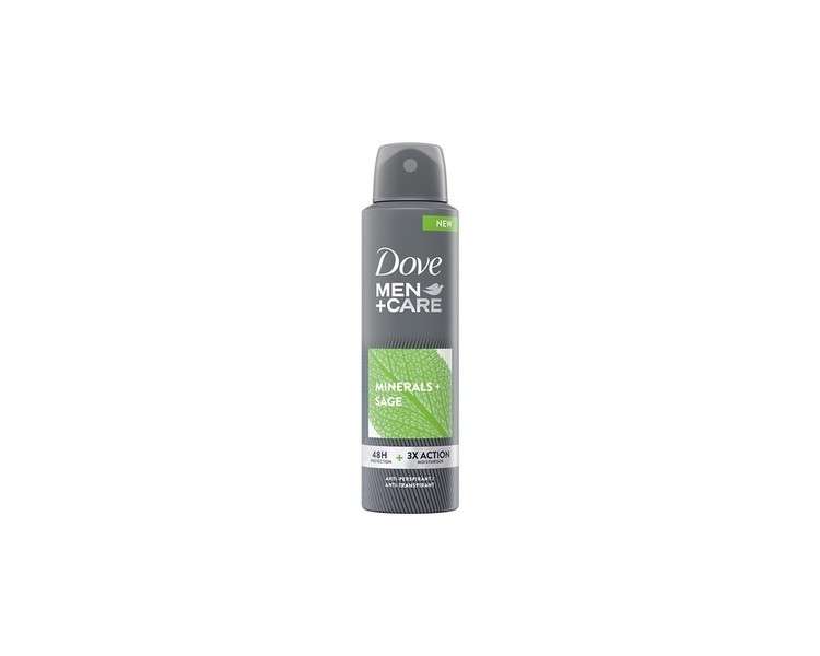 Dove Men+Care Minerals + Sage Deodorant Spray for Men 150ml