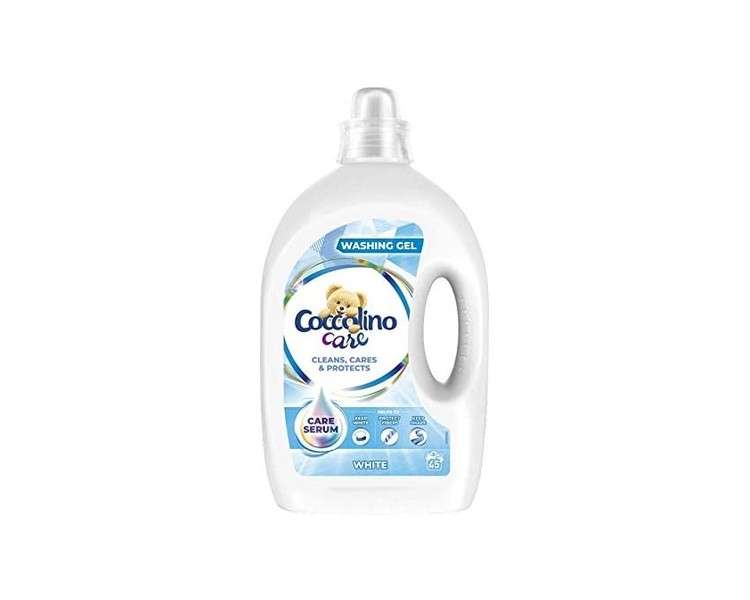 Coccolino Care White Laundry Gel 1.8L - 45 Washes