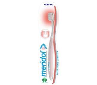 Meridol Complete Gum Protection Soft Toothbrush for Superior Cleaning with Gentle, Rounded Bristles
