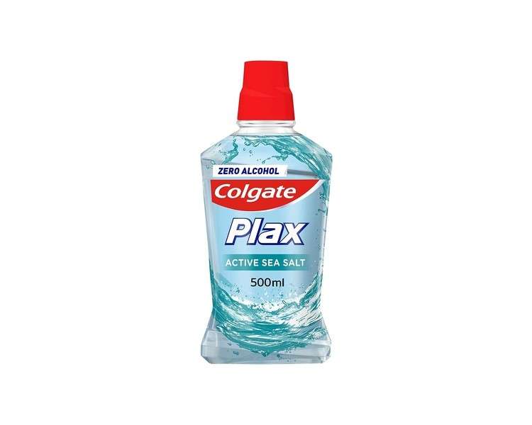 Colgate Plax Active Sea Salt Mouthwash 500ml