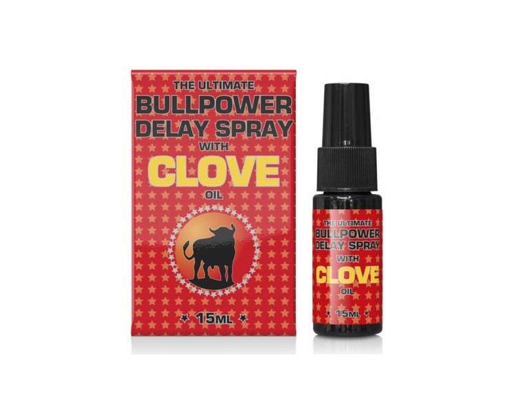 Bull Power Delay Spray with Clove Oil for Men 15ml