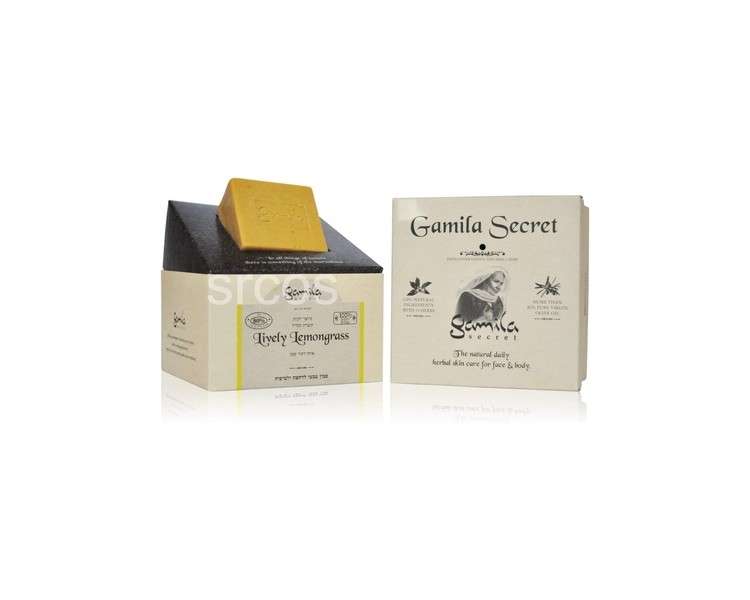 Gamila Secret Lively Lemongrass Soap Bar 115g 4oz - Balancing Oily Skin