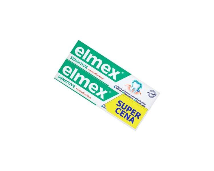 Elmex Sensitive Toothpaste 75ml - Pack of 2